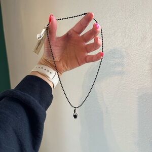 bronze rose necklace